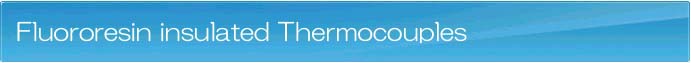 Fluororesin Insulated Thermocouples